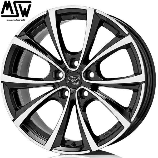 OZ【MSW27T】テスラ モデルY パフォーマンス/RWD 専用 19ｘ9.5 ＋45 5H/114.3 グロスブラックポリッシュ（GBP）ｘ４本｜MB Car-Parts