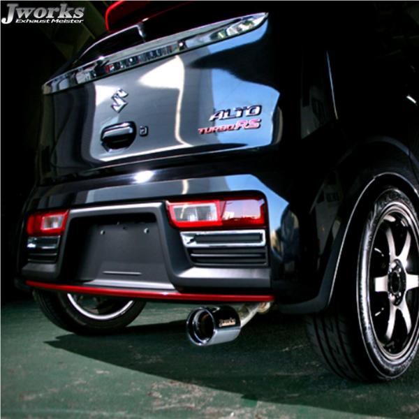 ジェイワークス【J WORKS】エヌジェネレーション ジェイブラックマフラー（NJB-002）アルトターボRS 2WD DBA-HA36S R06A H27.03～　※要加工