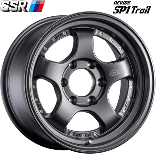 SSR DEVIDE【ディバイド エスピーワン トレイル】SP1 Trail 17ｘ8.5 +10 6H/139.7 フラットガンメタ（FG）ｘ4本
