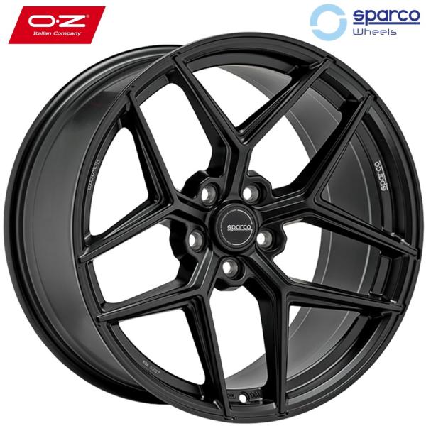 OZ SPARCO【スパルコ FF3】18ｘ9.0 ＋30 5H/114.3 マットブラック（MB）ｘ４本（パーツキット付属）｜MB Car-Parts