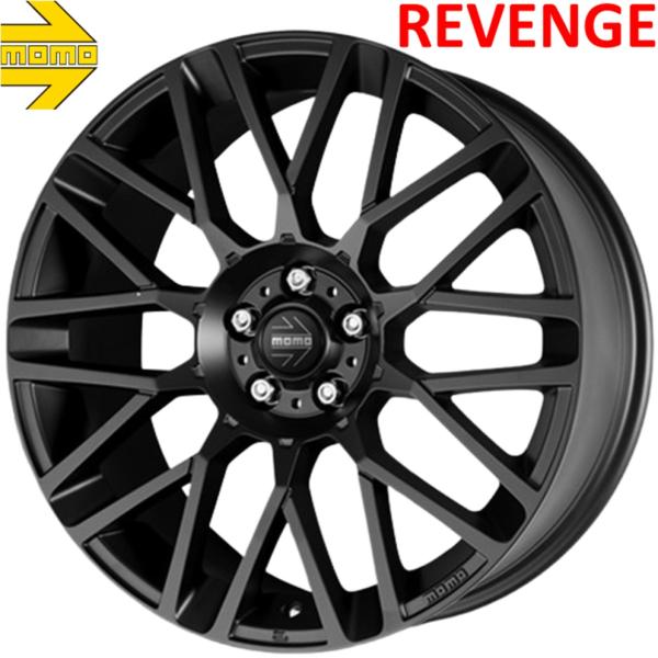 【MOMO REVENGE】モモ リベンジ 18ｘ8.0 +45 5H/112 マットブラック（MBK）ｘ4本｜MB Car-Parts