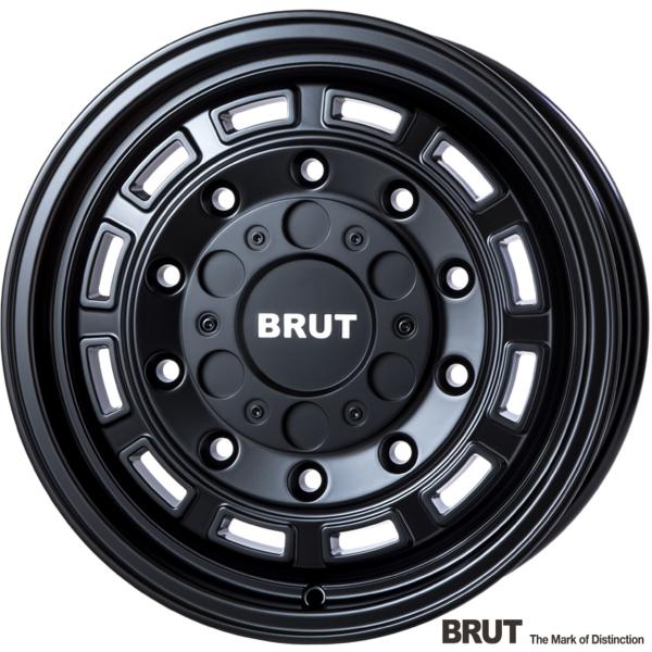BRUT【ブルート】BR-70 16x6.5 +30 10H/100・114.3 ミリタリーブラック(MLB)x4本 ※デリカD5等|MB Car-Parts