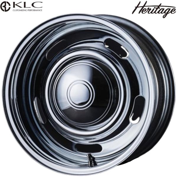 KLC【ケーエルシー】OLD COUNTRY Heritage Spec（オールドカントリー ヘリテージスペック） 16ｘ7.0 -5 5H/139.7 クローム（CR）ｘ5本　※スチール製｜MB Car-Parts