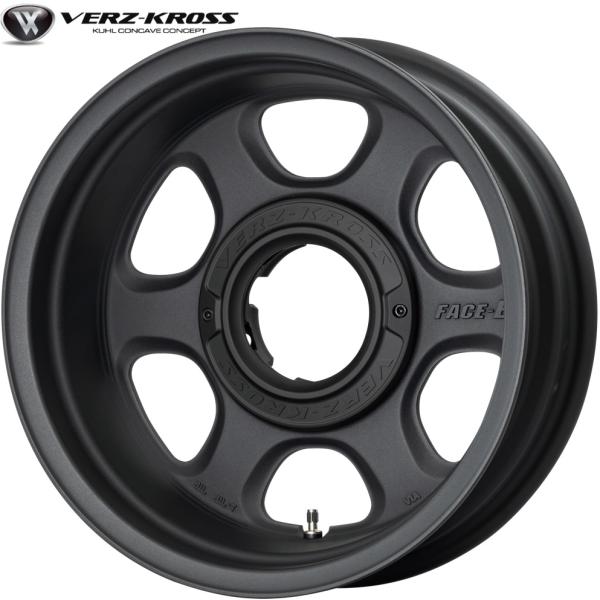 VERZ-WHEELS VERZ-KROSS TFS-02【ヴェルズクロス ティーエフエスゼロツー】16ｘ5.5 -52 5/139.7 サンドブラック（SBK）ｘ4本