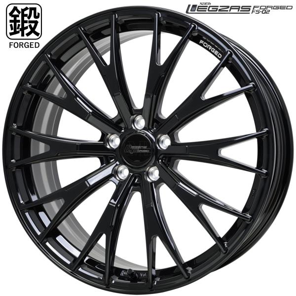 シュティッヒ【STICH】 レグザス フォージド （鍛造）FS-02 20ｘ8.5 +28 5H/120 グロスブラック（GB） SF2-11 ｘ4本 ※レクサス/トヨタ車用（球面(R)M14ボルト対応）