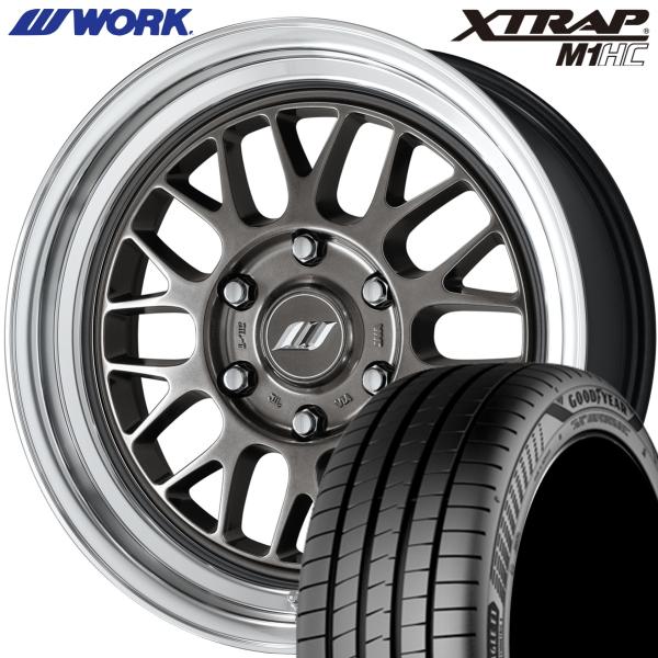 【楽天市場】★数量限定★WORK【ワーク】XTRAP(エクストラップ)M1HC 18x9.0 +25 6H/139.7 ハイパーガンメタダイヤ ...