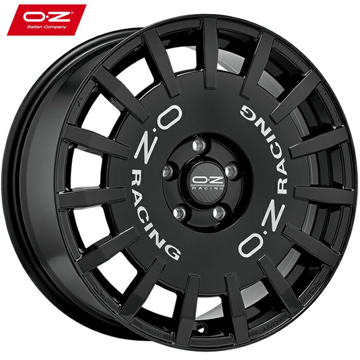 OZ Rally Racing【オーゼット ラリーレーシング】16ｘ5.0 +45 4H/100 グロスブラック（GBK）ｘ4本