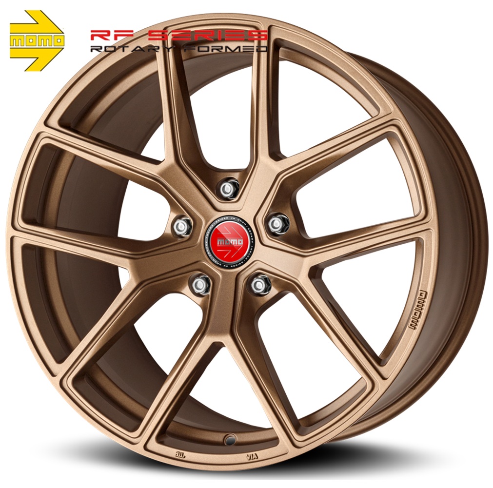 【MOMO】モモ RF-01 (アールエフ ゼロワン) 20x8.5 +45 5H/112 ゴールデンブロンズ (GB) × 1本|MB Car-Parts