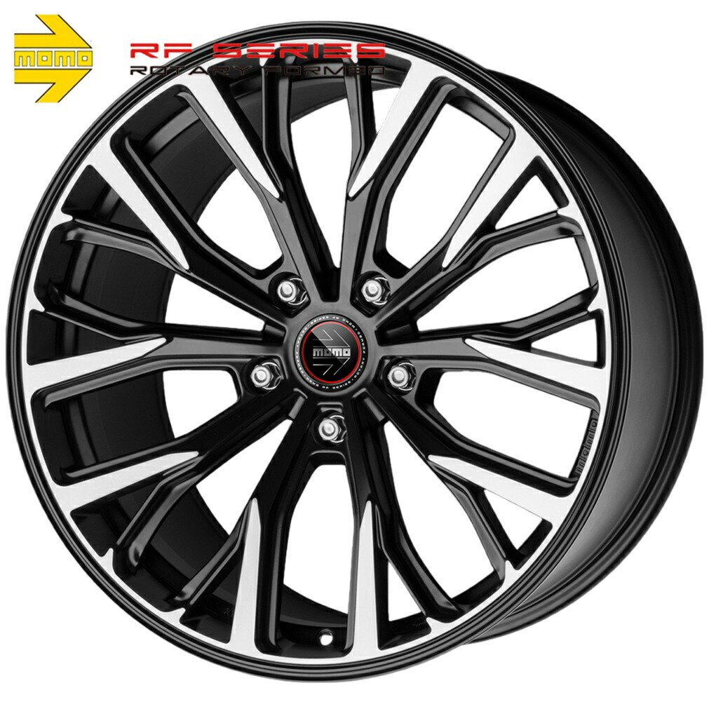 【MOMO】モモ RF-02 (アールエフ ゼロツー) 20ｘ9.0 +30 5H/120 マットブラックダイヤモンドカット (MD) &times; 1本｜MB Car-Parts 42,809円