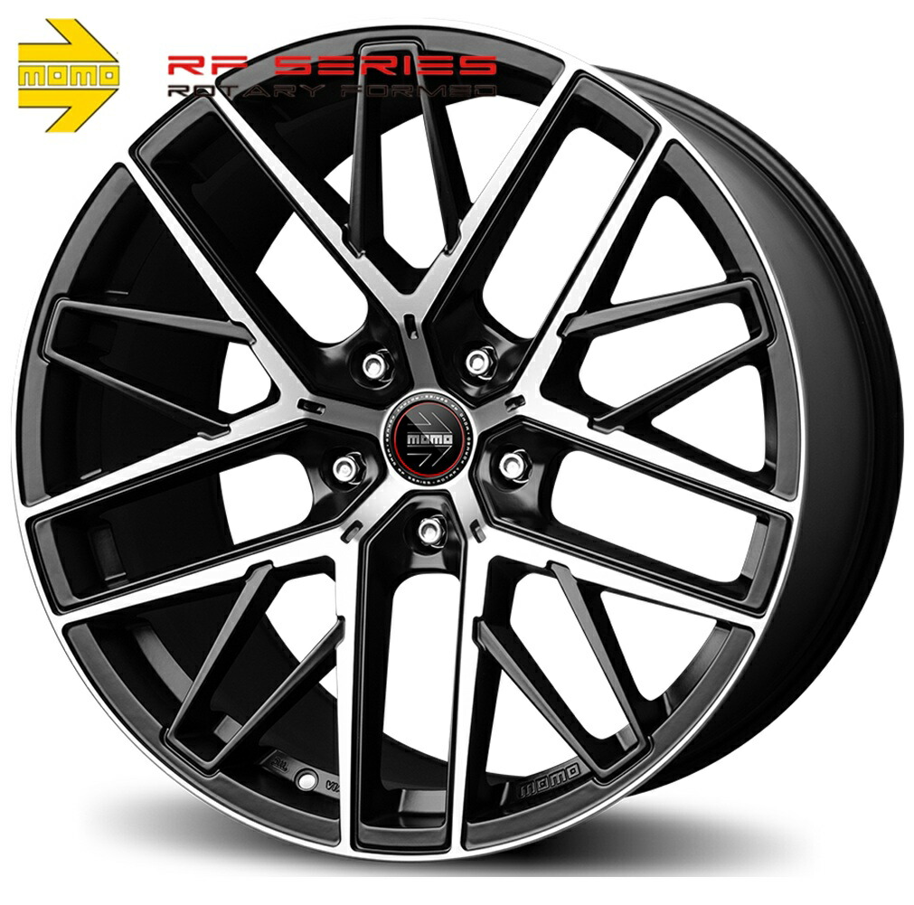 楽天市場】【4枚セット】 MOMO SENTRY 19x9.5 +40 114.3x5 MATT CARBON