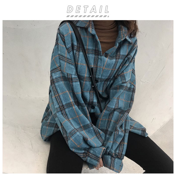 シャツ レディース 秋冬 楽天 ネルシャツ おしゃれ 襟付き 長袖 厚手 チェック かわいい ロング 長め 大きめ 可愛い 長袖シャツ カジュアル アウター 服 トップス Giosenglish Com