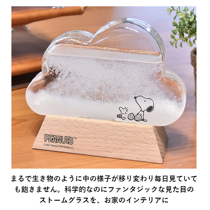 限定販売 ストームグラス 雑貨 大人 向け スヌーピー グッズ リラックマ キャラクター クラウド 雲 置き物 置物 おしゃれ 木製 科学 サイエンス 新築祝い ギフト プレゼント Peanuts インテリア 天気予報 Rmb Com Ar