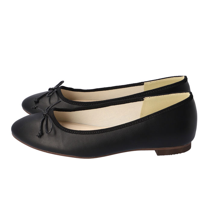 市場 パンプス かわいい 黒 スムース きれいめ バレエシューズ ぺたんこ エナメル ブラック ローヒール おしゃれ
