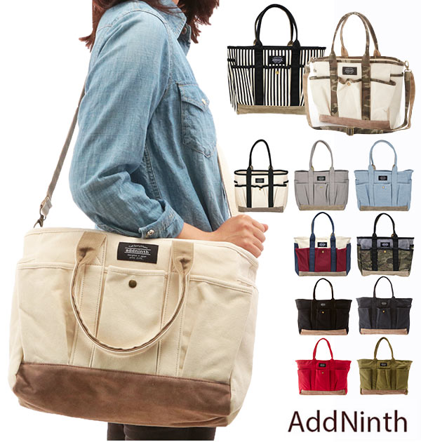 楽天市場】トートバッグ アドナインス addninth ショルダー