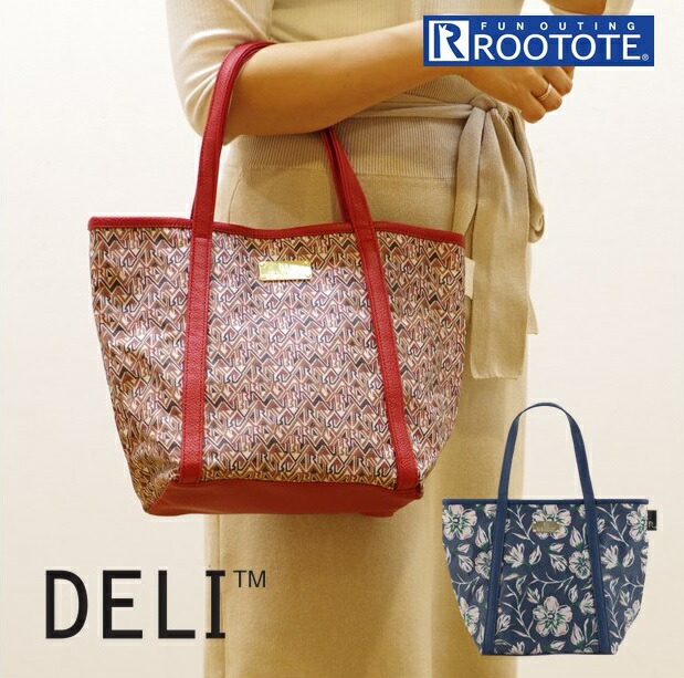 楽天市場 Rootote トートバッグ ルートート 楽天 サブバッグ Deli デリ レディース 通勤 おしゃれ ママバッグ マザーズバッグ 軽量 軽め カジュアル 手さげ 手提げ ナチュラル かわいい フラワー 花柄 Backyard Family インテリアタウン