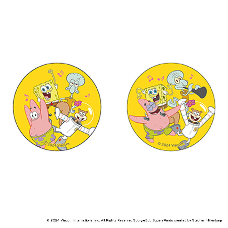 楽天市場】スポンジボブ シークレット 刺繍 缶バッジ 19231