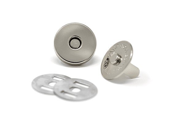 海外製マグネットホック 14ｍｍ ニッケル 200組入 まとめ買い 大容量【マグネットホック マグネットボタン 差し込み式 バッグ カバン トートバッグ ポーチ バッグ ポーチ 留め具 金具 磁石ボタン ハンドメイド 手芸 リメイク 交換用 手作り】｜手芸材料の専門店　持ち手屋さん 20,328円