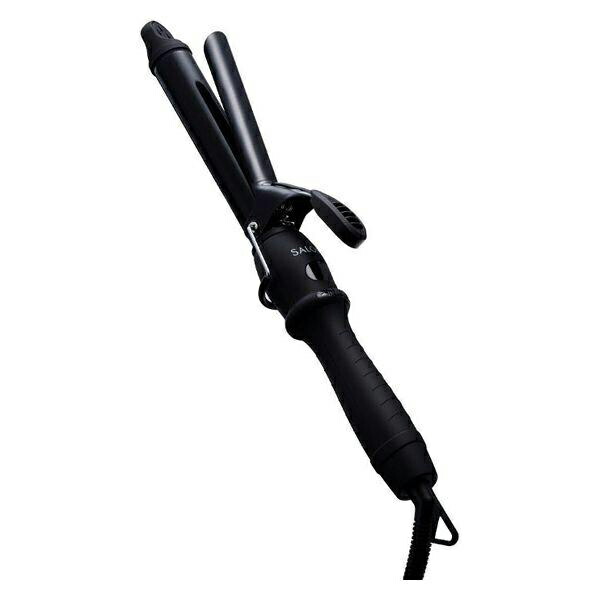 SALONIA サロニア セラミック カール ヘアアイロン コテ 25mm 海外対応 SL-008AB ブラック