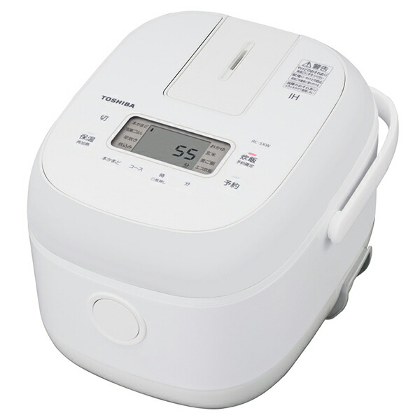 東芝 TOSHIBA 炊飯ジャー 3合 RC-5XW-W ホワイト IH炊飯器