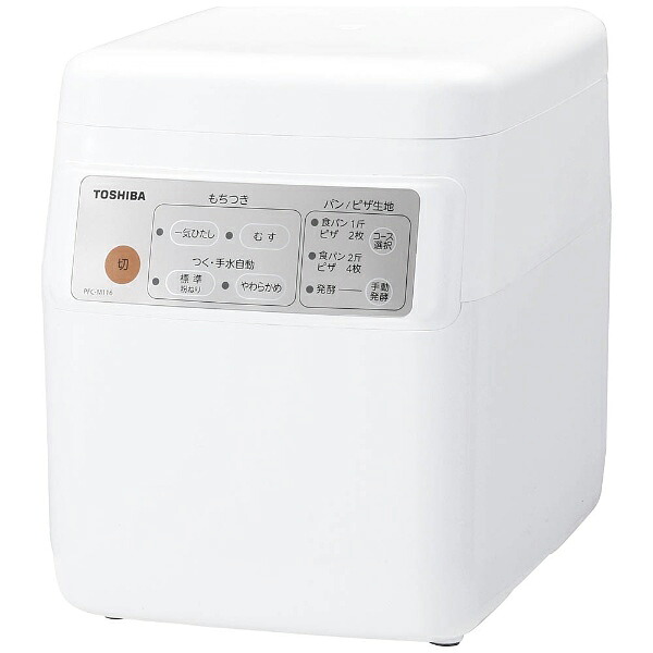 東芝 TOSHIBA 餅つき機 2合～1升 もちっ子生地職人 PFC-M116-W グランホワイト