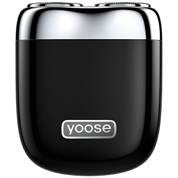 YOOSE(ユーセー) MINI2BLK MINI SHAVER 回転式電気シェーバー ブラック