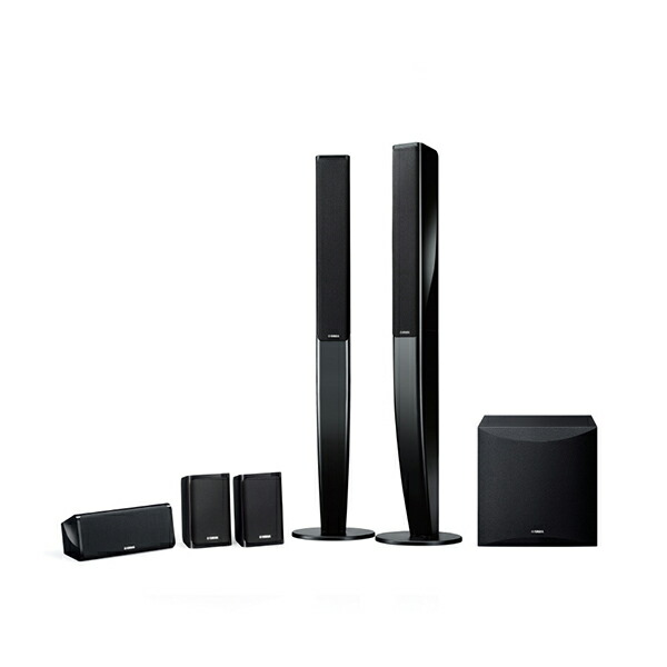 YAMAHA ヤマハ サラウンドスピーカーセット NS-PA41 スピーカーx5、ウーファーx1 NS-PA41B ブラック