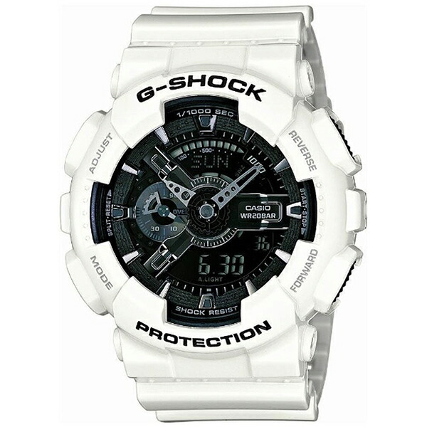 CASIO カシオ G-SHOCK ホワイト&ブラックシリーズ GA-110GW-7AJF ホワイト