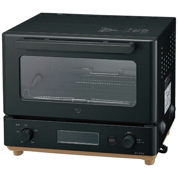 象印マホービン ZOJIRUSHI オーヴントースター STAN. EQ-FA22-BA 黒いこと 1000W/食麺麭２枚 家電-トースター