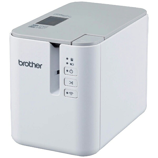 brother 茶飲み友だち ピータッチ PT-P900W パソコン繋ぎ合わせる専用 白いこと 総目録付け札 事務