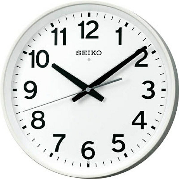 SEIKO セイコー 掛け時計 KX317W 白 オフィスタイプ アナログ 電波時計｜家電横丁店