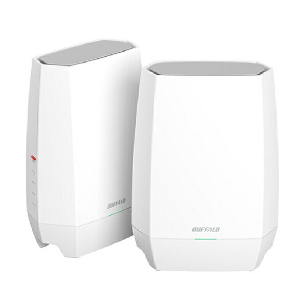 BUFFALO 緩衝装置置き目 AirStation WNR-5400XE6P/2S 白いこと Wi-Fi 6E Wi-Fiルータ 無線電話ローカルエリアネットワークルータ