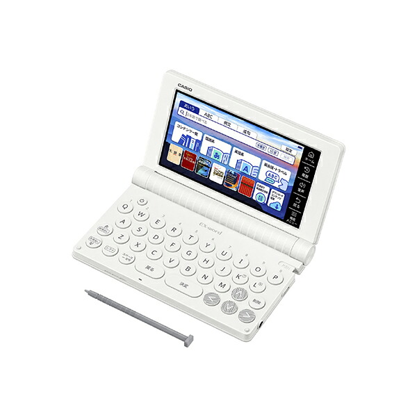CASIO カシオ XDSA9000WE 電子辞書 EX-word ホワイト XD-SA9000WE コンテンツ追加用モデル