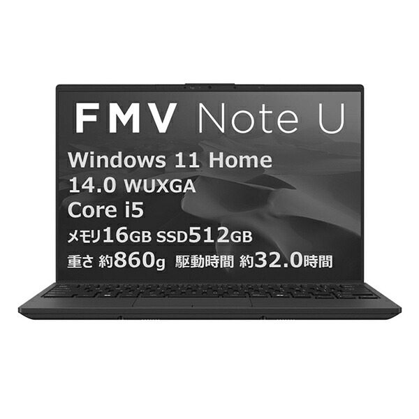 楽天市場】富士通 ノートPC FMV Note U FMVU500K3B 14型 WUXGA Core i5 