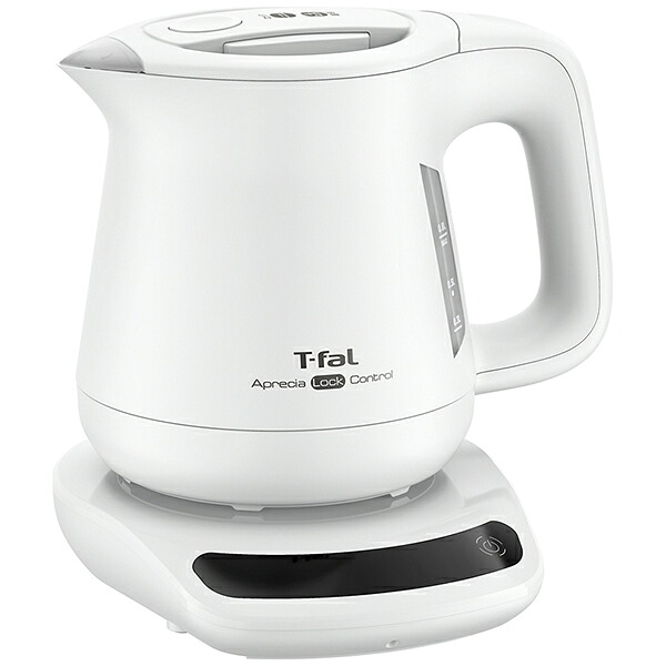 ティファール 灯し火湯沸かし T-fal アプレシア 鍵を掛ける 抑えつける T-FAL KO8601J0 白いこと 0.8L