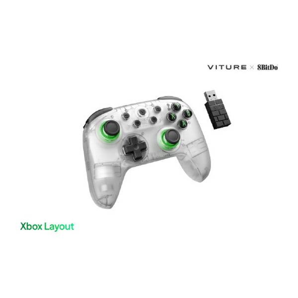 ヴィチュアー VITURE x 8BitDo Ultimate 2C ワイヤレス コントローラー (Xboxレイアウト) 8BD-ULTM-XBX
