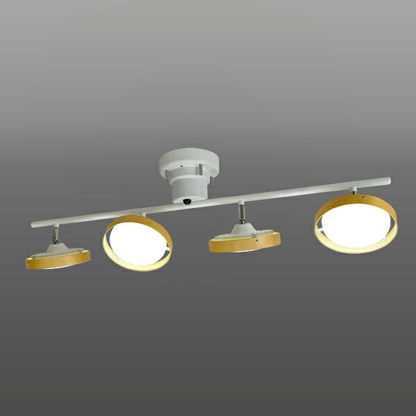 瀧住電機工業 LEDロッドスポット LEDユニット実装　電球色 GL4019RSWH リモコン付き 6畳 電球色｜家電横丁店 11,870円