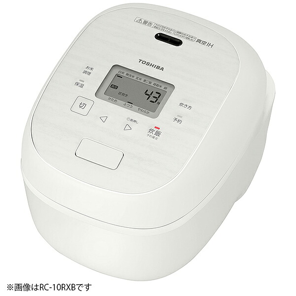 東芝 炊飯ジャー 真空IH 炎匠炊き ミルキーホワイト RC-18RXB-W 1升 IH 炊飯器|家電横丁店