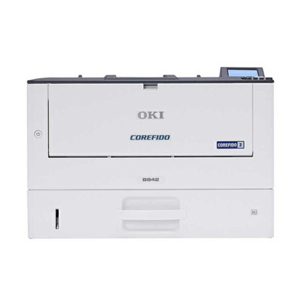 OKI モノクロレーザープリンター COREFIDO B842DN モノクロLEDプリンター A3対応 ホワイト