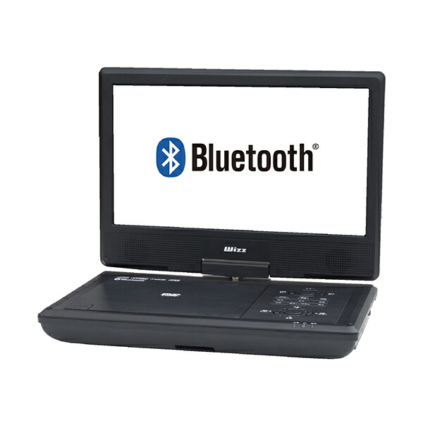 WIZZ ウィズ WPD-BT1070 Bluetooth搭載 10.1インチ ポータブルDVDプレーヤー|家電横丁店