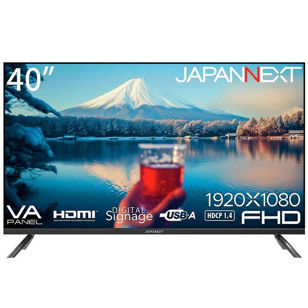 JAPANNEXT ジャパンネクスト マイコン管する  JN-V40TFHD-U 40型 盛りだくさん固定ディスク(1920×1080) 広広とした