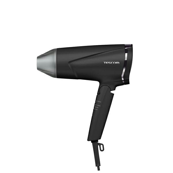 テスコム ヘアドライヤー プロテクトイオン 折りたたみ 大風量 速乾 冷温風 TD670A-K ブラック｜家電横丁店