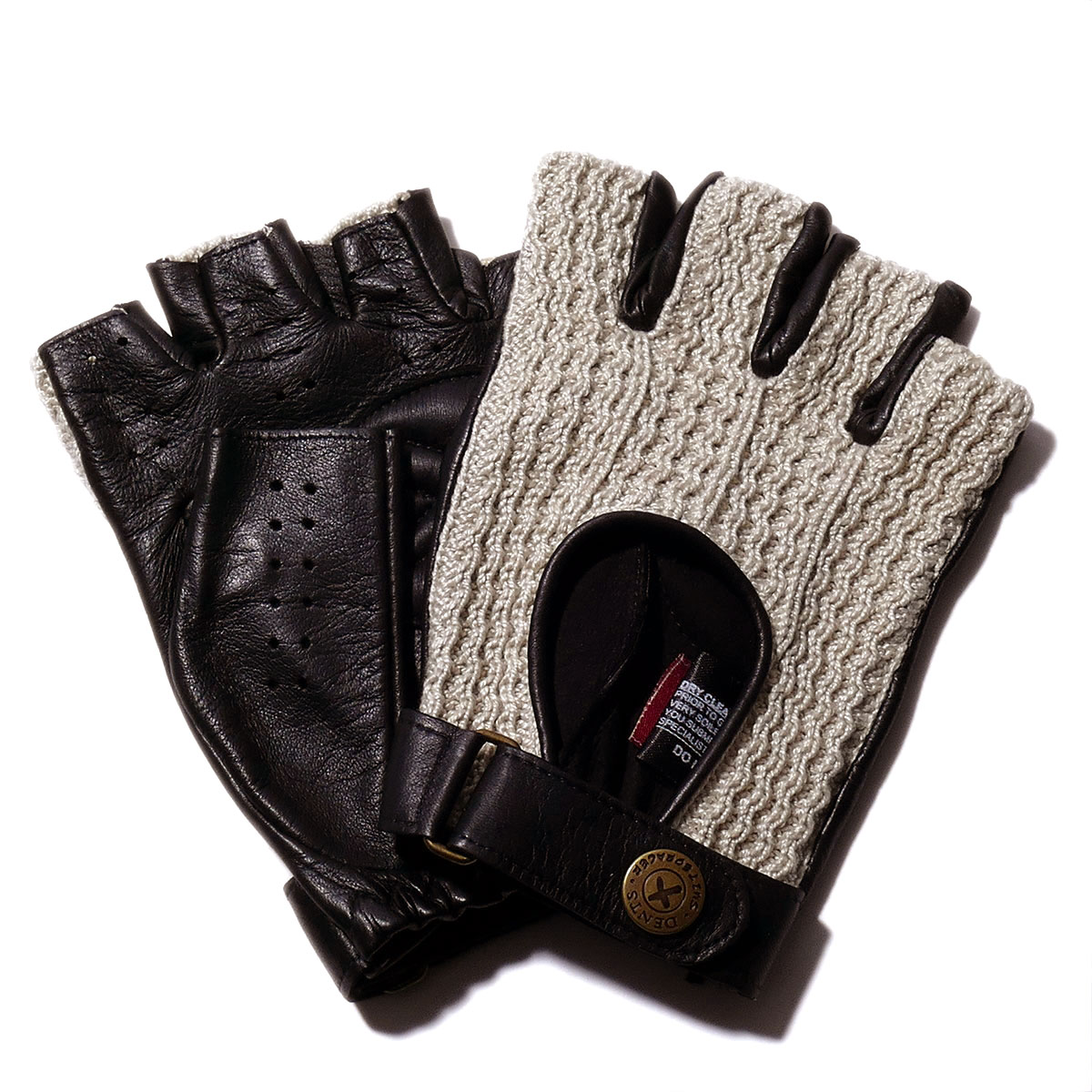 Women's fingerless gloves BERRY-BLACK: 2-A1C-23-1 BERRY-BLACK