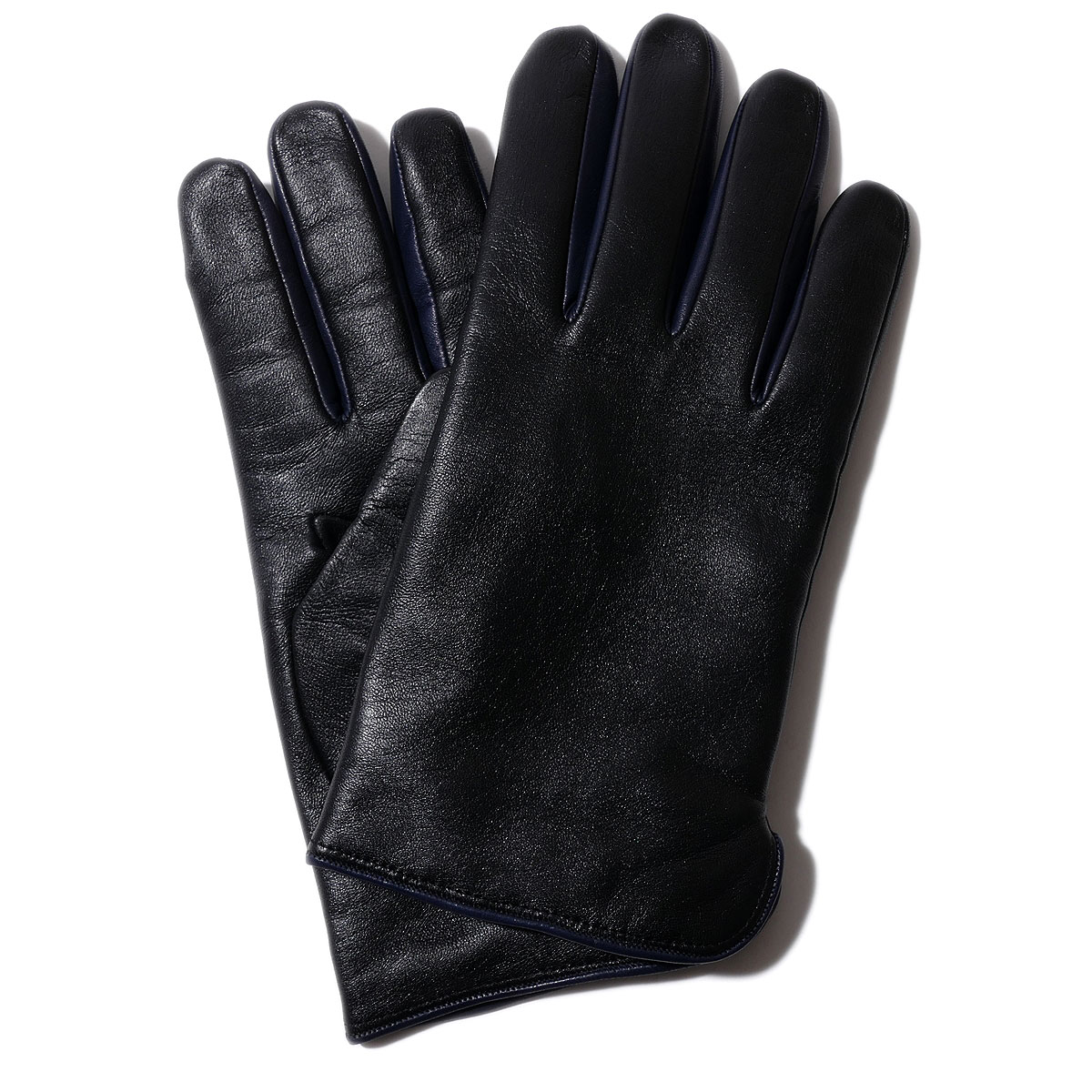 New限定品 awメローラ スマホ対応 撥水レザーグローブ F44 ブラック ネイビー ラムナッパ カシミヤ裏地付き イタリア製 Merola 手袋 メンズ 手ぶくろ 男性用 革 防寒 防水 ブランド ギフト P10 代引不可 Butterflyresidence Com