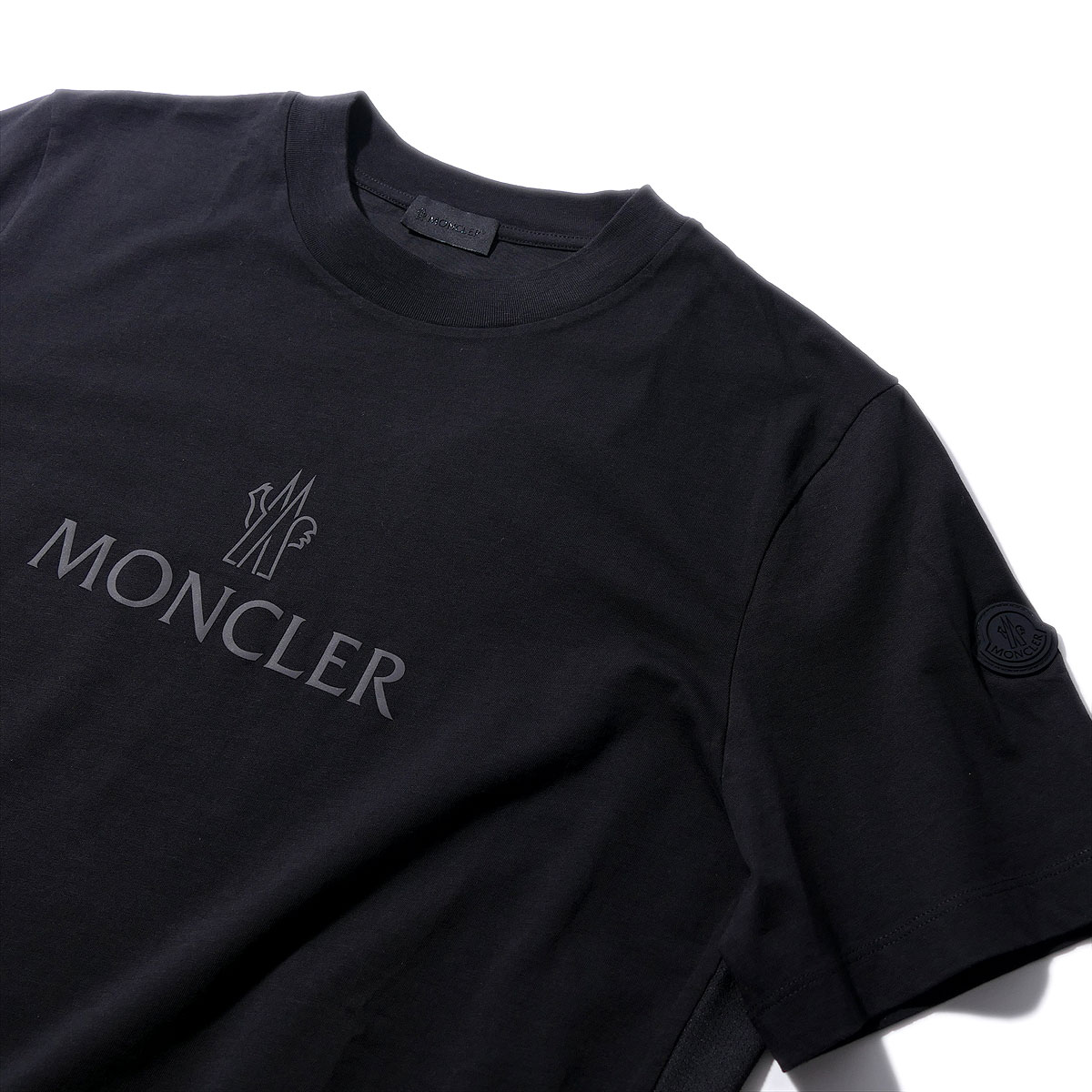 楽天市場】モンクレール Tシャツ 8C00031 999ブラック MONCLER