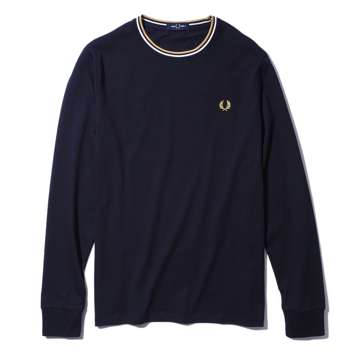 フレッドペリー ツインティップ ロングスリーブTシャツ M9602 FRED PERRY メンズ ロンT 長袖 2025年春夏[030420]