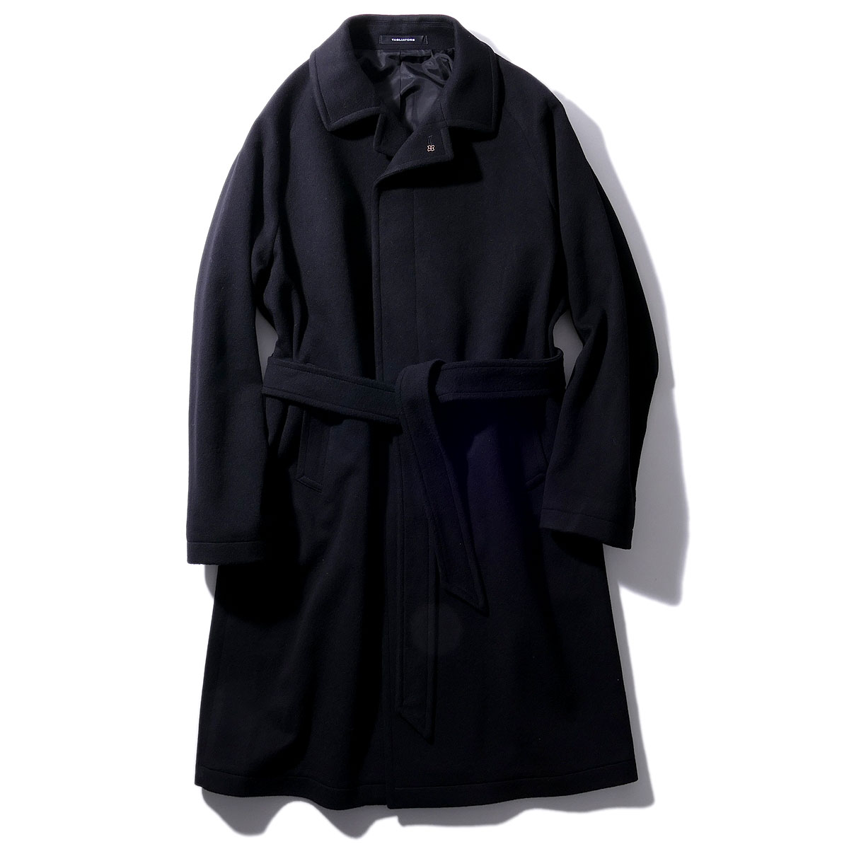 タリアトーレ カシミヤ混 コート SALOMON 350001U [ブラック] ベルテッド バルカラー イタリア製 TAGLIATORE メンズ 大人 ビジネス ブランド アンコン カジュアル 2025AW 2025年秋冬新作[071830]｜モーダオンライン店