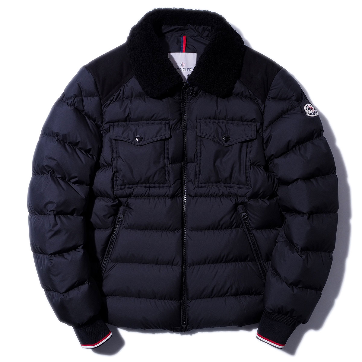 サイズ1(M相当)■新品■モンクレールGALESOライトダウンジャケット メンズ MONCLER モンクレール ダウン ダウンジャケット ライトダウン ショート