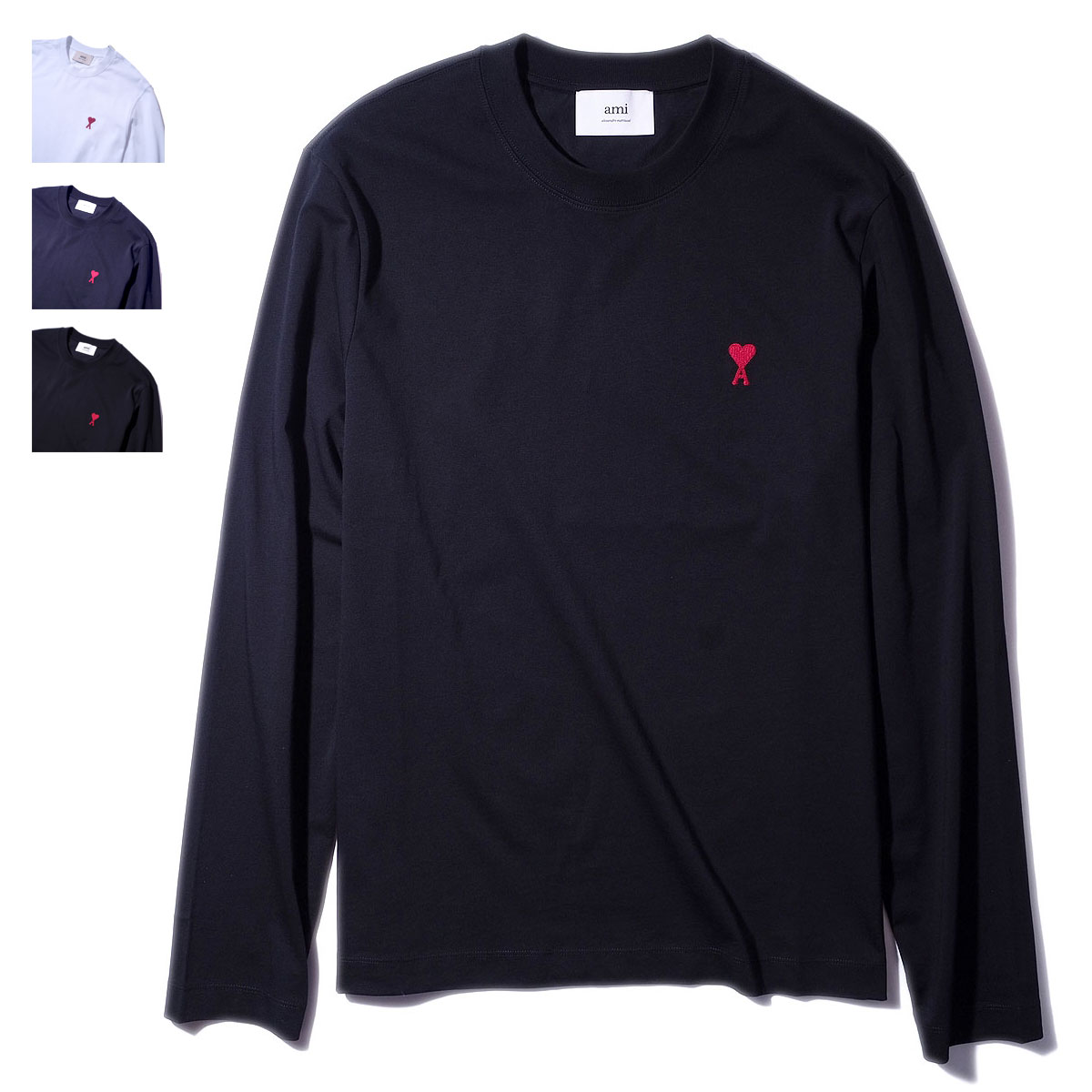 楽天市場】AMI PARIS アミ パリス ポロ ニット セーター Polo Long