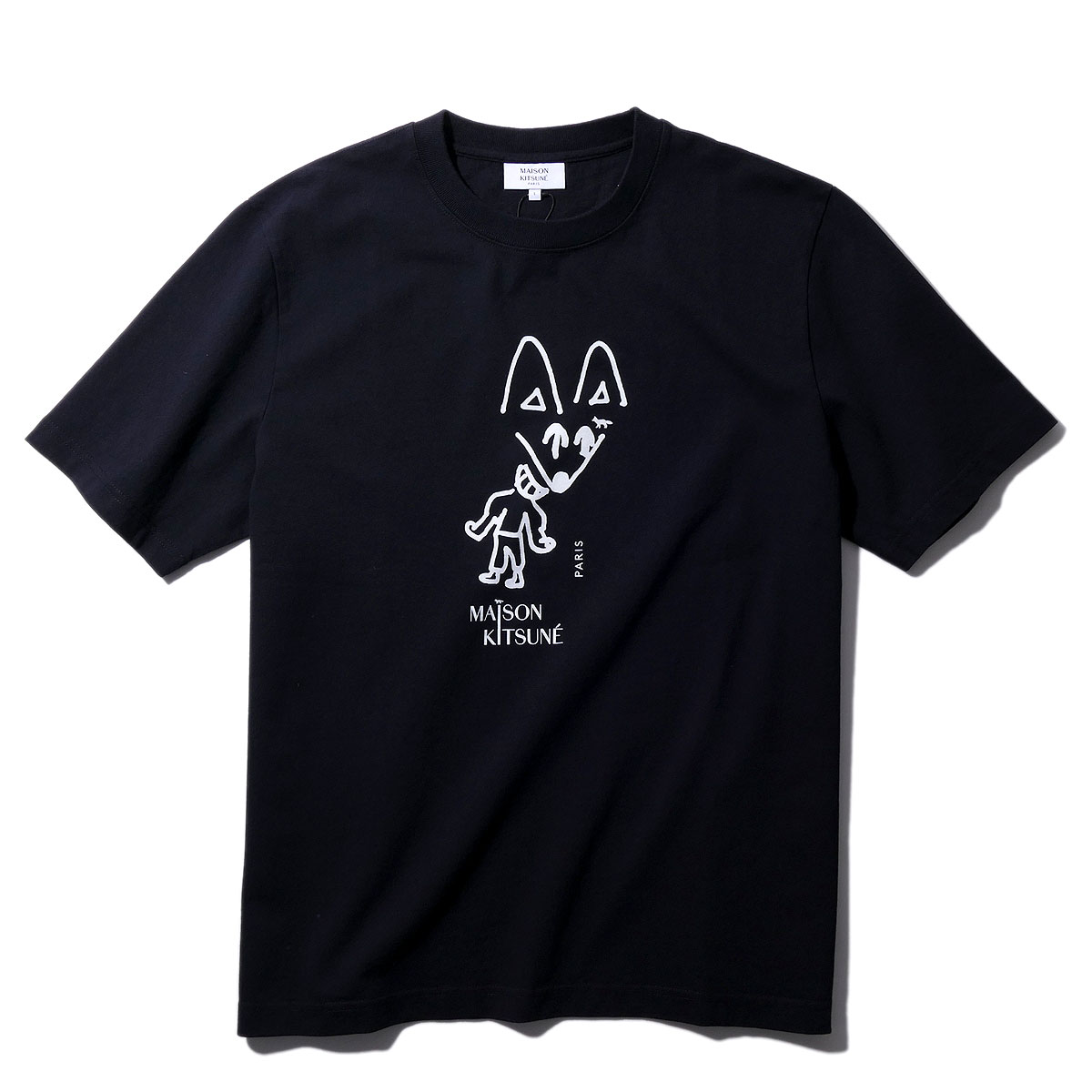 メゾンキツネ MAISON KITSUNE 寄りあい狐狸 コンフォート プルオーバー PM00116 黒いこと メンズ ブランド名 御前上等 2025AW 2025年秋冬[060330] 父の日