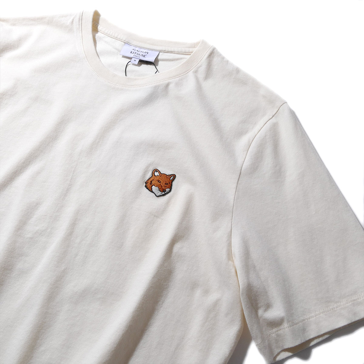 メゾンキツネ MAISON KITSUNE フォックスヘッド コンフォート Tシャツ PM00107K NOBLE BEIGE メンズ ブランド 2026SS 2026年春夏[042510]